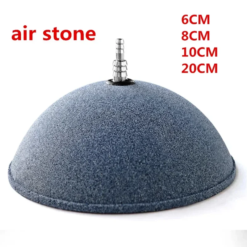 Aquarium Durable Round Air Stone Mineral Bubble Diffuser Airstones for Aquarium Fish Tank Pump and Hydroponics 