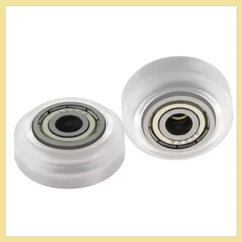 TTKK-20 Buah Roda Plastik Printer 3D POM Model Besar Roda Bulat Pasif Roda Gigi Katrol Pemalas untuk CNC Openbuilds V-slot