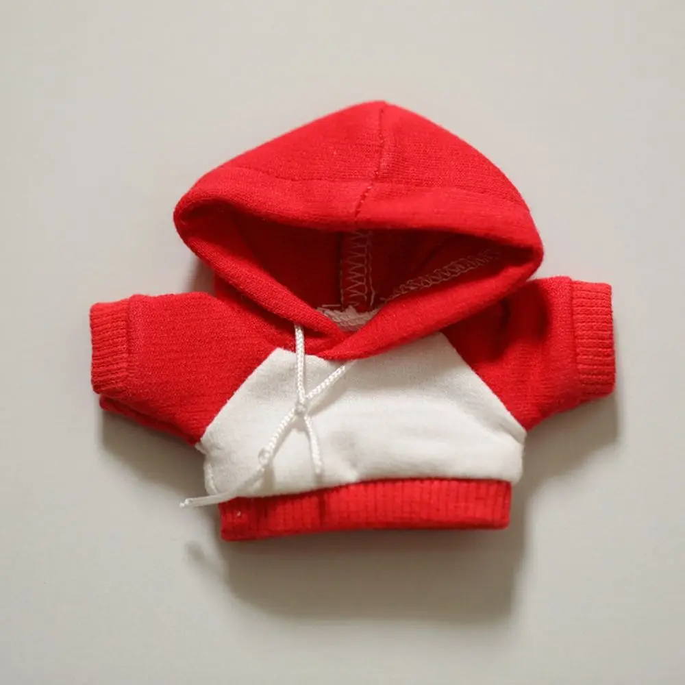 Sudaderas con capucha hechas a mano para niños, ropa informal de alta calidad, 13 colores, lindos trajes de sudadera, juguetes para niños, ropa de moda para muñecas de algodón de 10cm