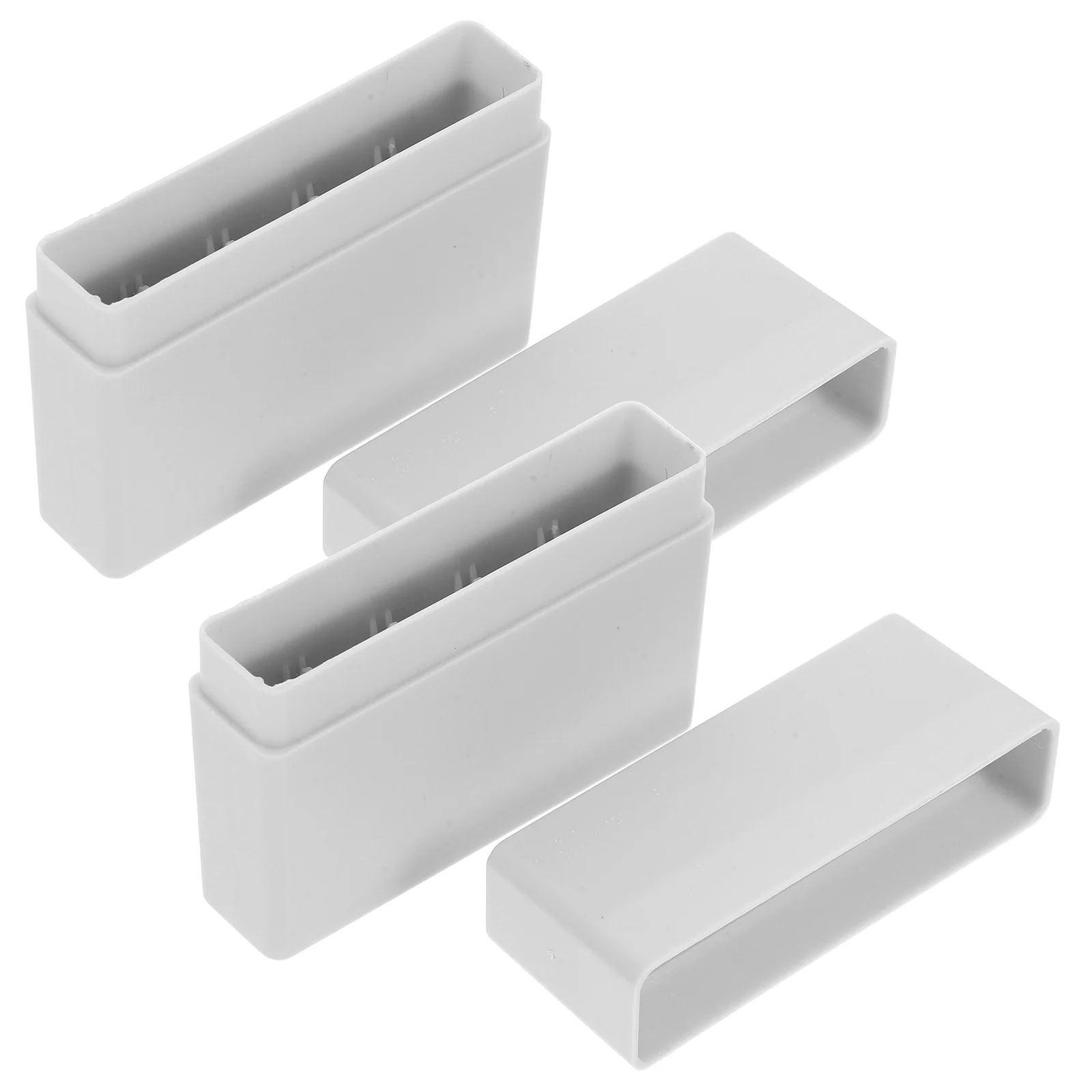 

2pcs Tube Storage Container Racks Case Freezer Tray Plastic Test Tubes for Storing Bin Temperature Resistant