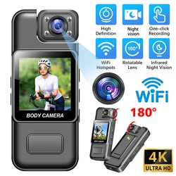 Ultra HD 4K Wifi Camera Digital Video Mini Portable Handheld Law Enforcement Recorder Night Vision Sports DV DVR Small Camcorder