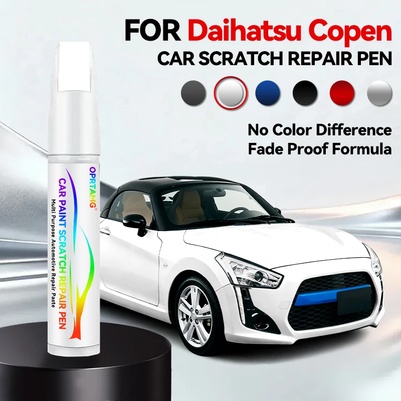 

Карандаш для ремонта лакокрасочного покрытия автомобиля Daihatsu Copen, средство для удаления царапин, аксессуары для авто DIY, черный, белый, серебристый, синий, серый, красный, оранжевый, пурпурный