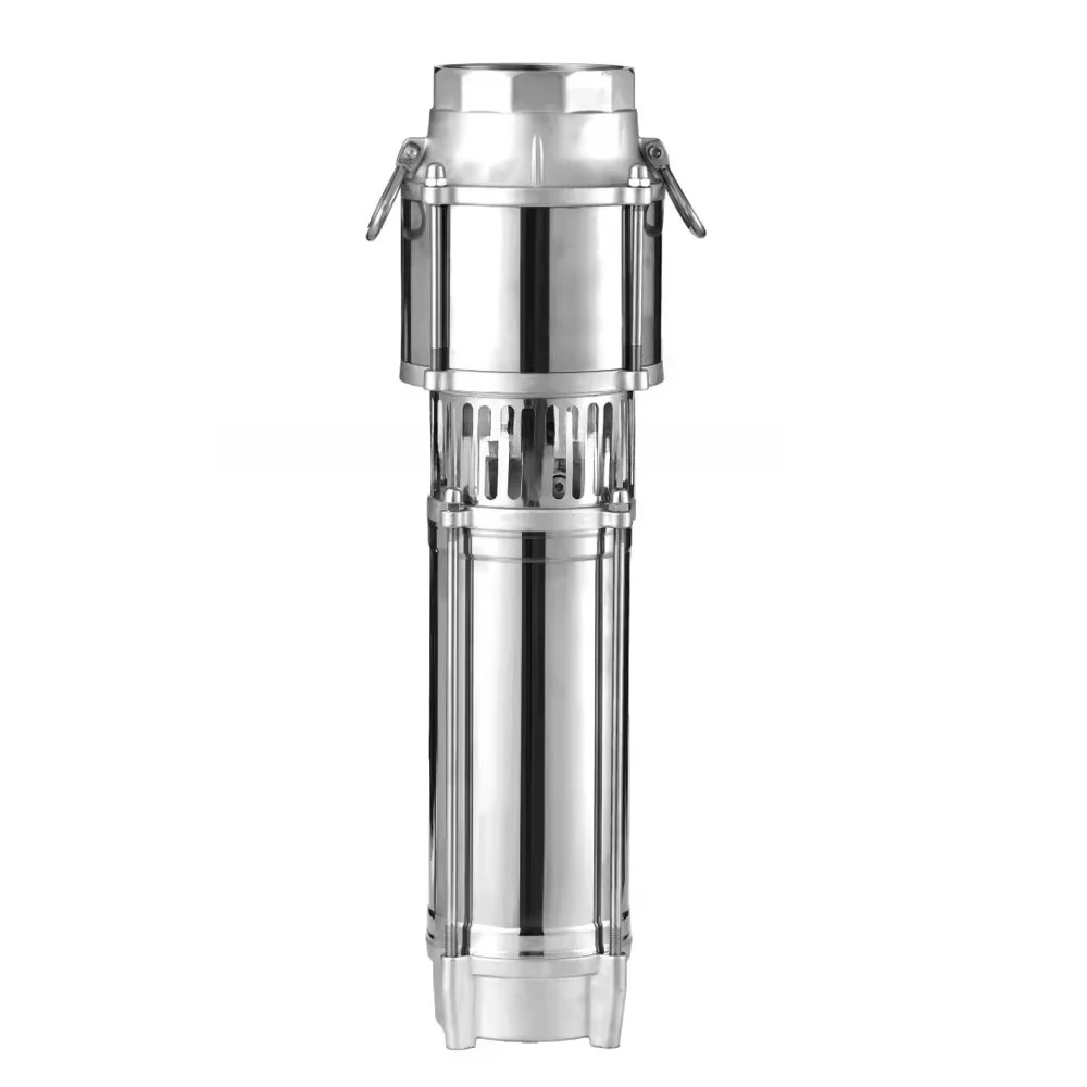 2026-Amazing New Arrival AC/DC 2.2KW 3HP 200V 36m Agriculture Solar Submersible Farm Clean Water Pump