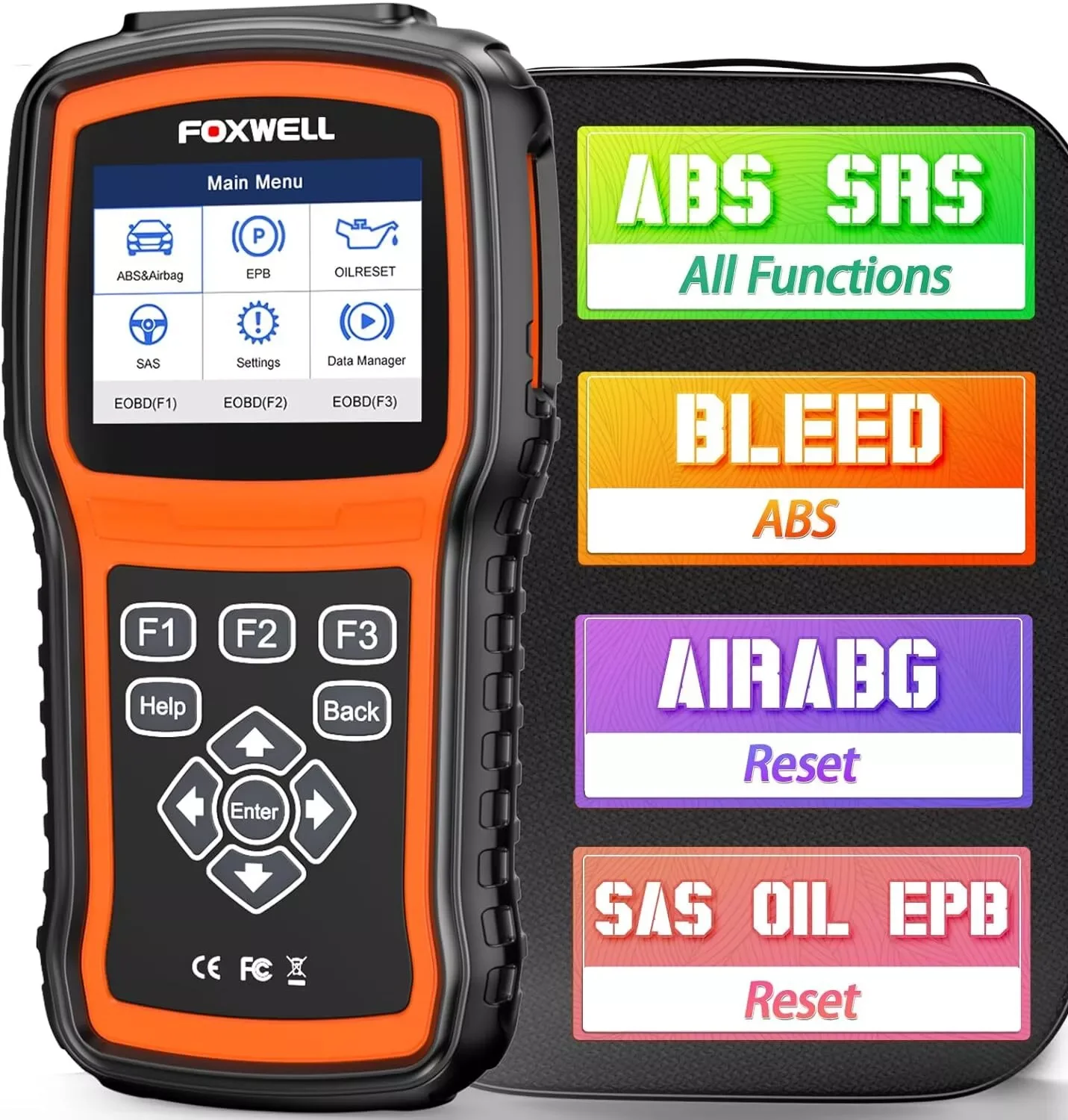 OBD2 Automotive Scanner Engine ABS SRS EPB OIL SAS Calibration ODB OBD2 Code Reader FOXWELL NT630 Plus Auto Car Diagnostic Tool