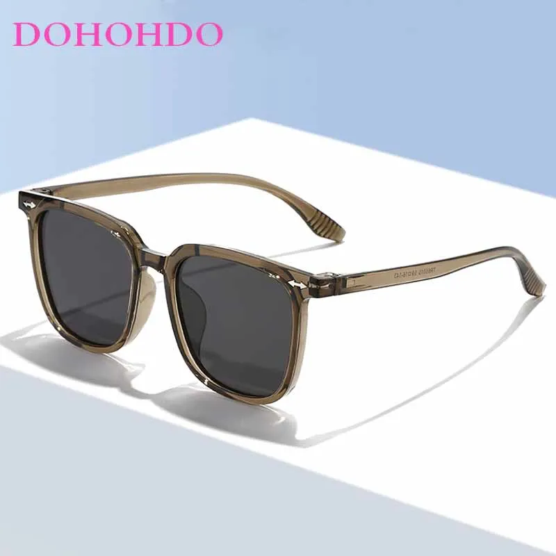 

Fashion Trend Luxury Brand Designer Large Frame Square Rivet Sunglasses Men Women Outdoors Travel Sun Glasses UV400 Gafas De Sol