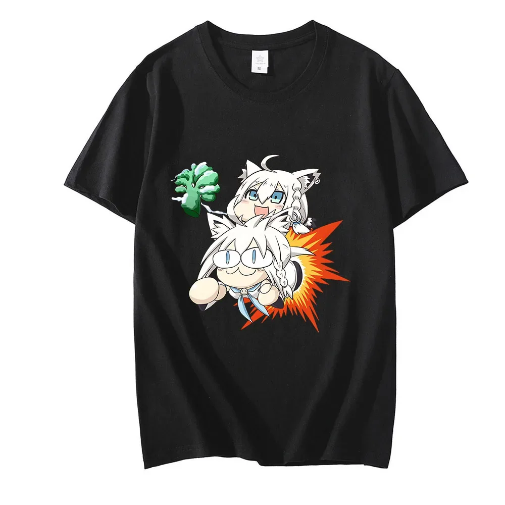 Melty Blood Neco Arc T-shirt Male New 2023 Summer 100% Pure Cotton O-Neck Loose Unisex Tops Casual Prints Sport Trendy Shirts