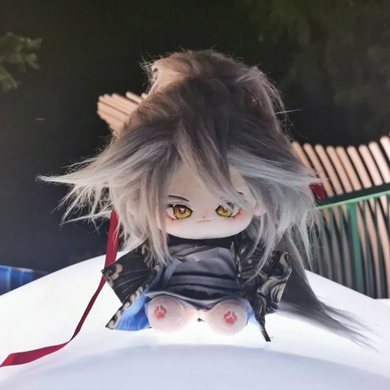 

20cm Game Honkai: Star Rail Jing Yuan Cosplay Soft Cotton Doll Body Dress Up Clothing Anime Idol Plushies Toy Figures Fans Gift