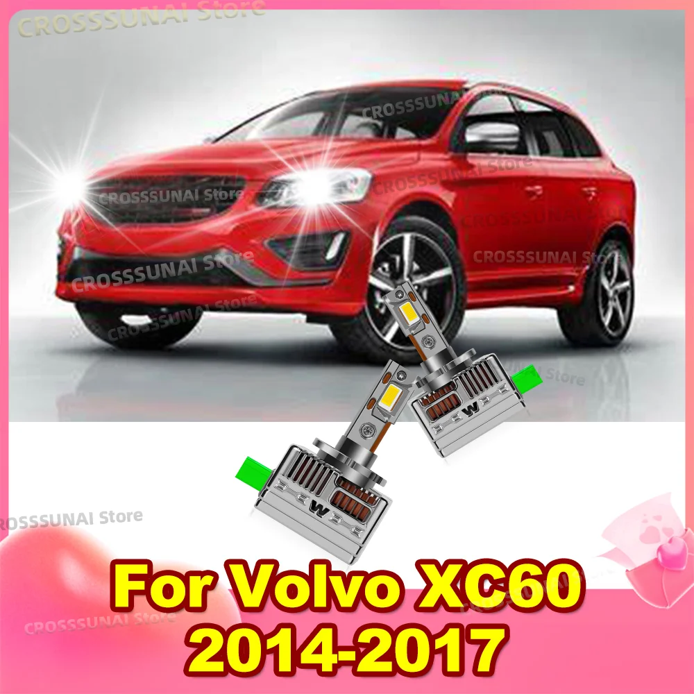 

Светодиодные фары Canbus 50000LM, автоматические лампы заменяют ксеноновые HID 6000K для Volvo XC60 2014 2015 2016 2017