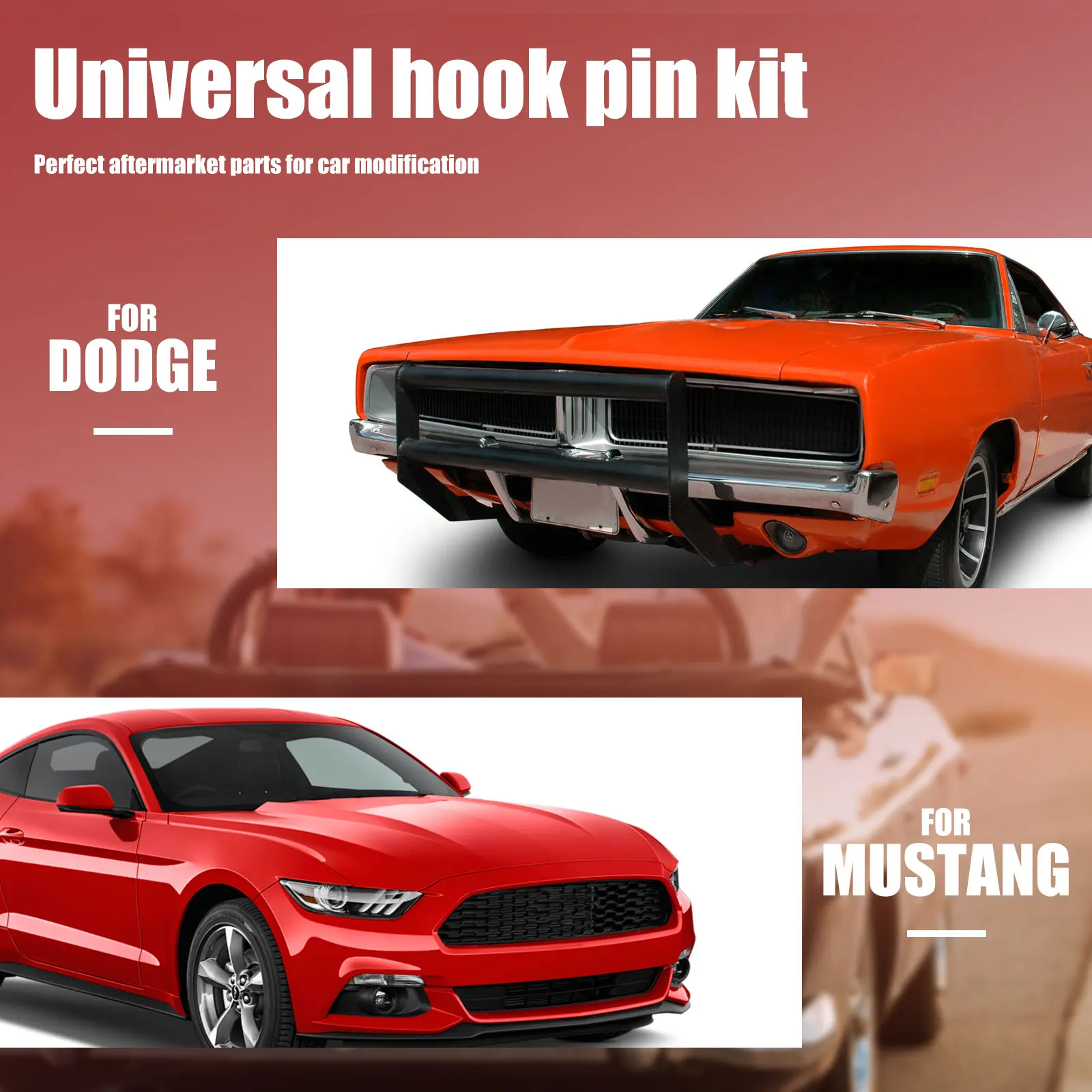 قفل غطاء محرك السيارة سباق السيارات هود دبوس قفل الفولاذ المقاوم للصدأ الإفراج السريع بونيه قفل كليب عدة العالمي تعديل الملحقات