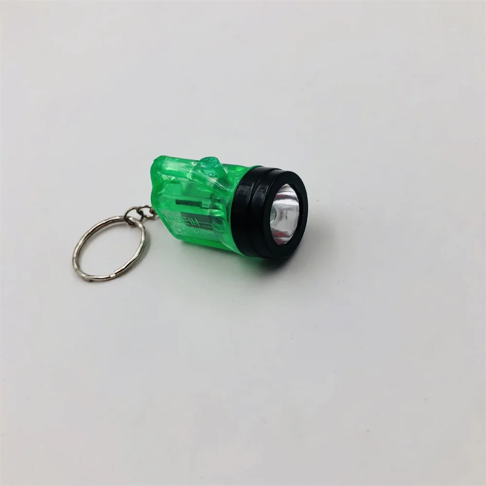 Practical Creativity Lighting Decorations Multi-color Key Chain Simple Household Solid Small Gift Durable Convenient Flashlight