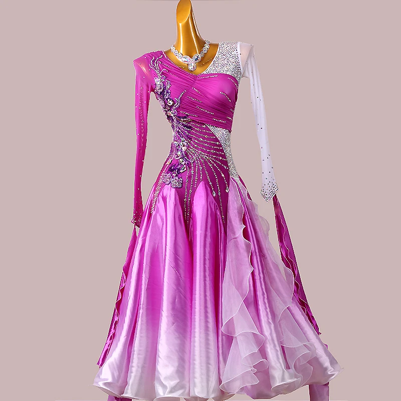 Ballroom Dance Competition Dresses Dance Costumes Waltz Dress For Dancing Clothes Dance Wear Dress Rumba Standard Ballroom Dress