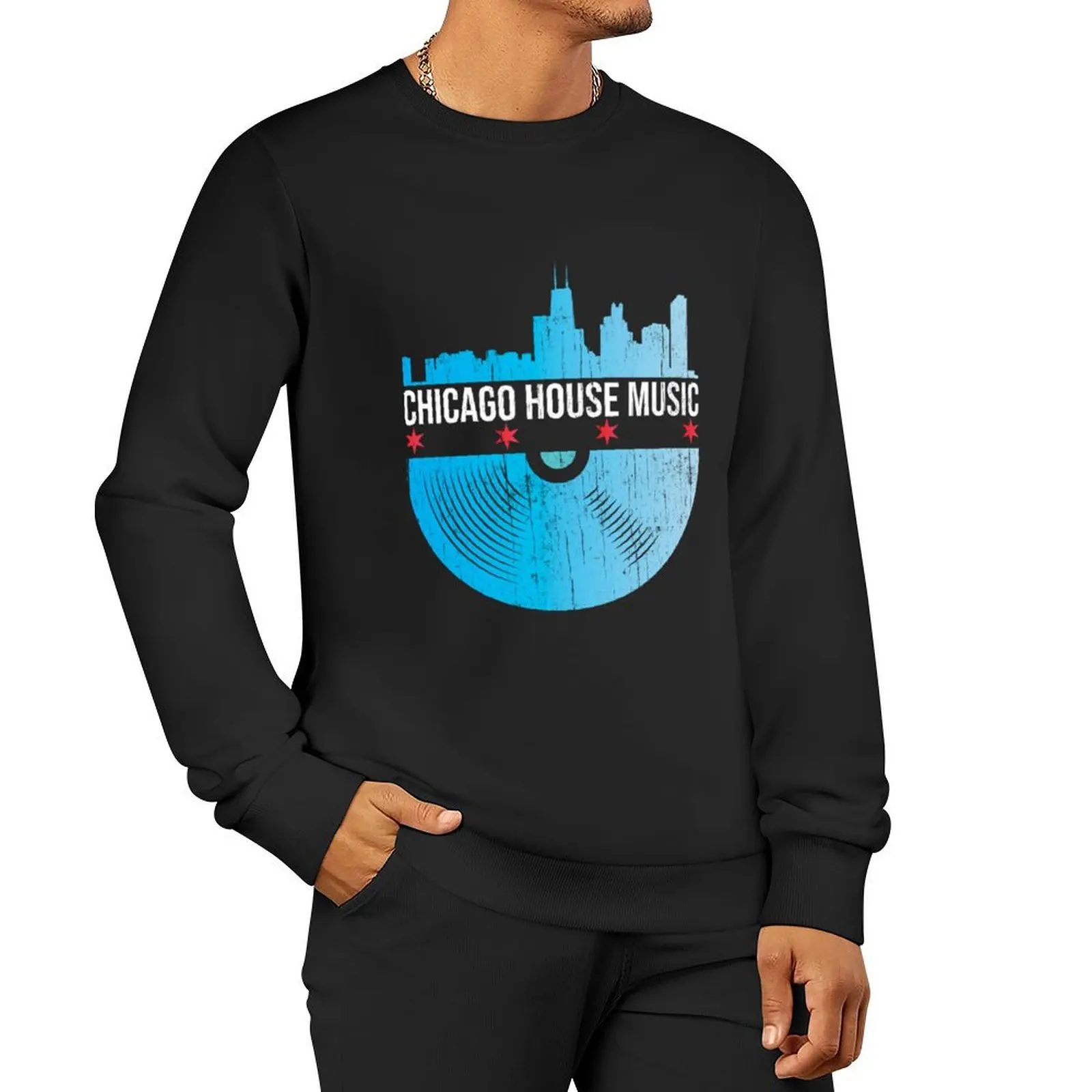 Chicago House Music Pullover Hoodie autumn clothes tracksuit men new sweatshirts