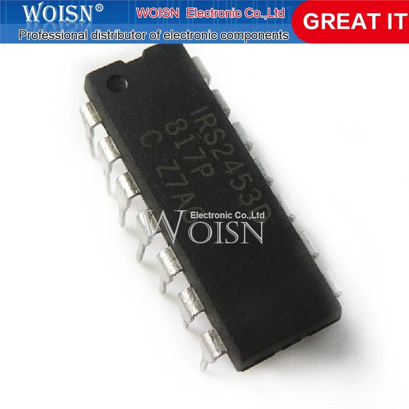 2pcs/lot IRS2453DPBF IRS2453D IRS2453 DIP-14 In Stock