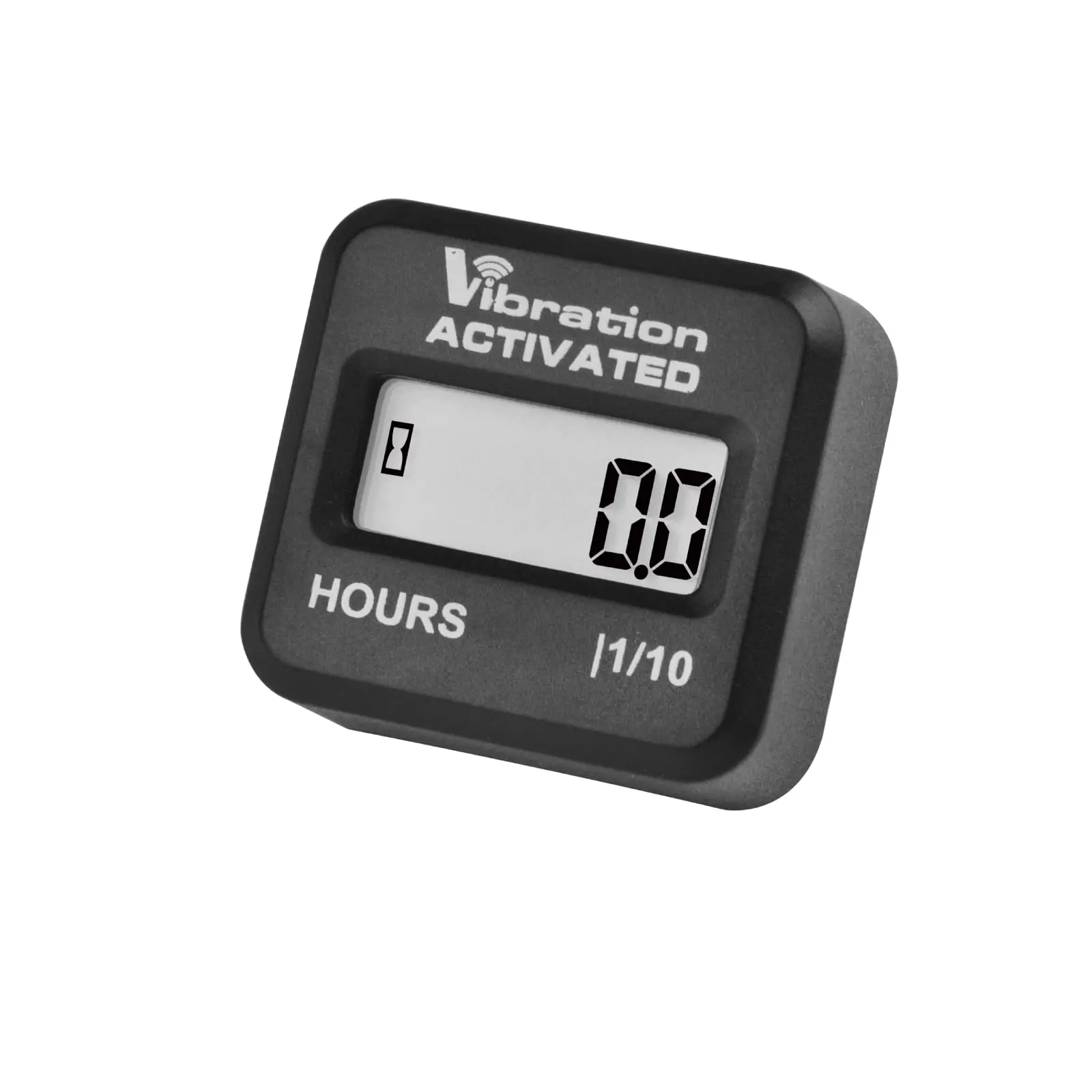Digital Mini Hour Meter with Vibration & Wireless Alert, Maintenance Reminder for Lawn Tractor Generator Gas/Diesel Engine