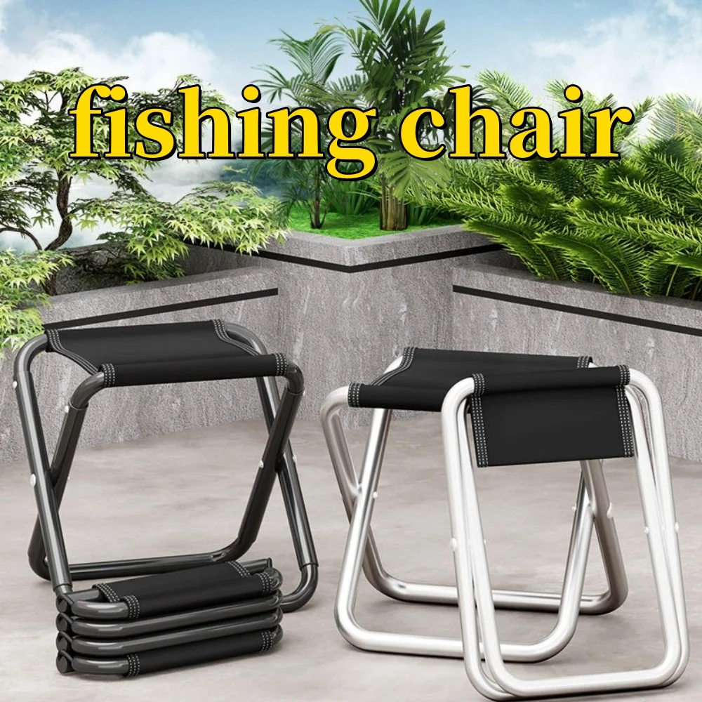 Folding Small Stool Bench Stool Portable Outdoor Mare Ultra Light Subway Train Travel Picnic Camping Fishing Chair Foldable