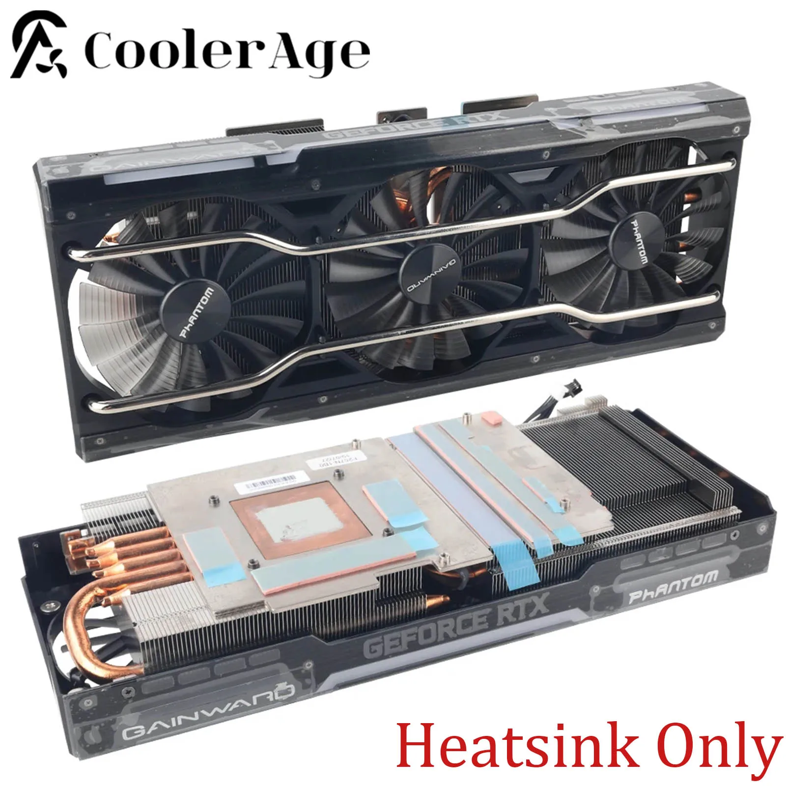 

For Gainward RTX 2060 2070 2080S PHANTOM Video Card Heatsink RTX2060 RTX2070 RTX2080S Graphics Card Cooling Heat Sink