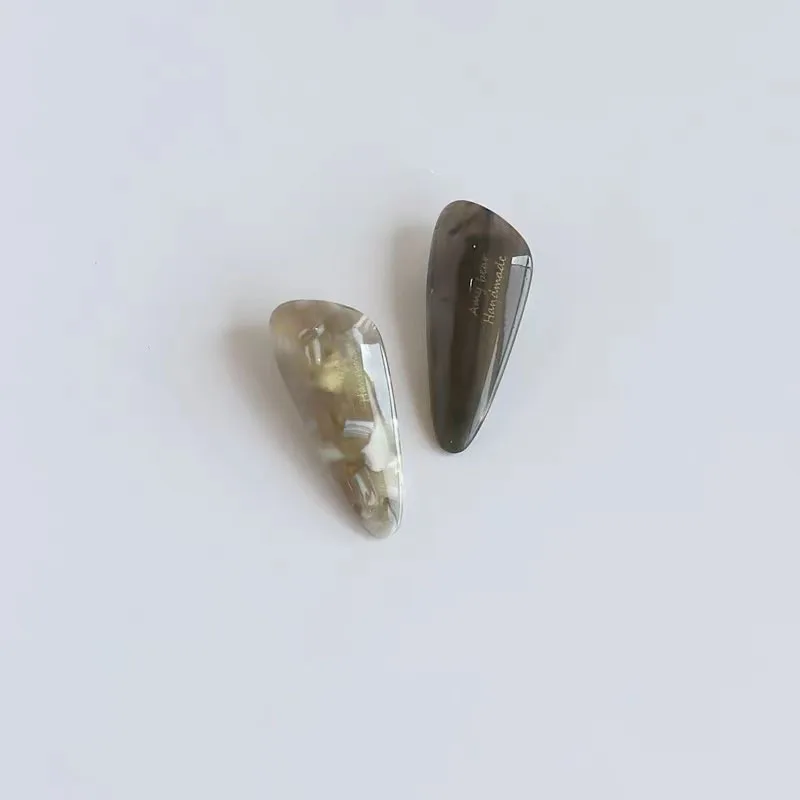 2 teile/satz Acetat Haar Clips Nette Süße Waterdrop Geometrische Barrettes Seite Pins Haarnadel Frauen Haar Zubehör – Detail 10