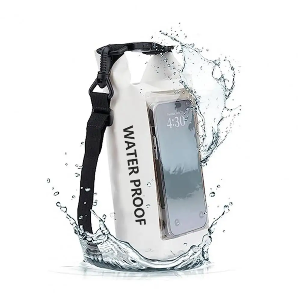 Roll Closure Waterproof Sack 2l Waterproof Dry Bag Backpack Touch Screen Phone Pouch for Outdoor Water Sports Roll for Kayaking