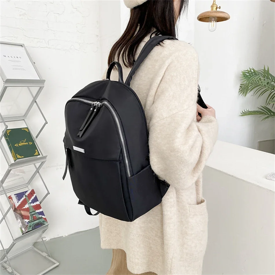 Female Bag Oxford Women Backpack Fashion Bagpack Classic Style School Bag for Girls Bookbag Rucksack New Travel Anti-theft Sac