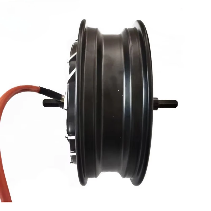 110/70-12 tires 72v 12 inch 3000w 5000w gearless disc brake electric rear hub motor