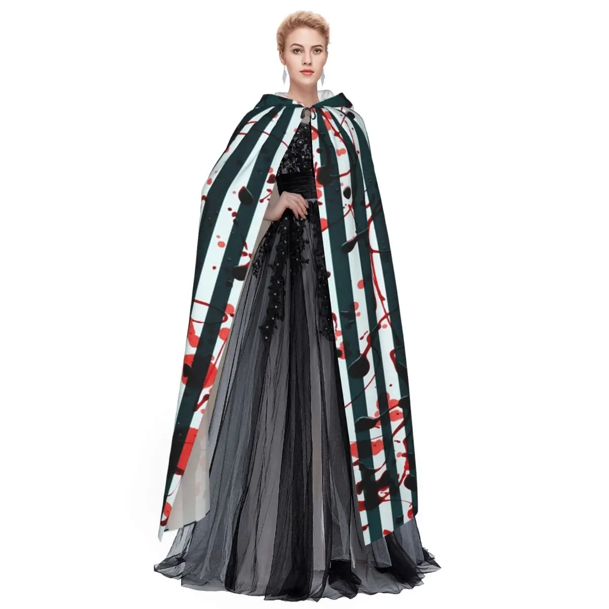 Маска Гая Фокса, анонимный длинный плащ с капюшоном, средневековый костюм ведьмы, накидка для косплея, пальто на Хэллоуин для взрослых, унисекс