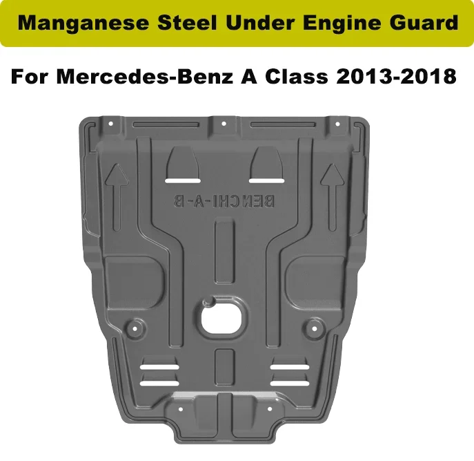 

For Mercedes-Benz A Class Manganese Steel Under Engine Guard Protection Device Engine Bonnets Engine Shield Car Accessories.