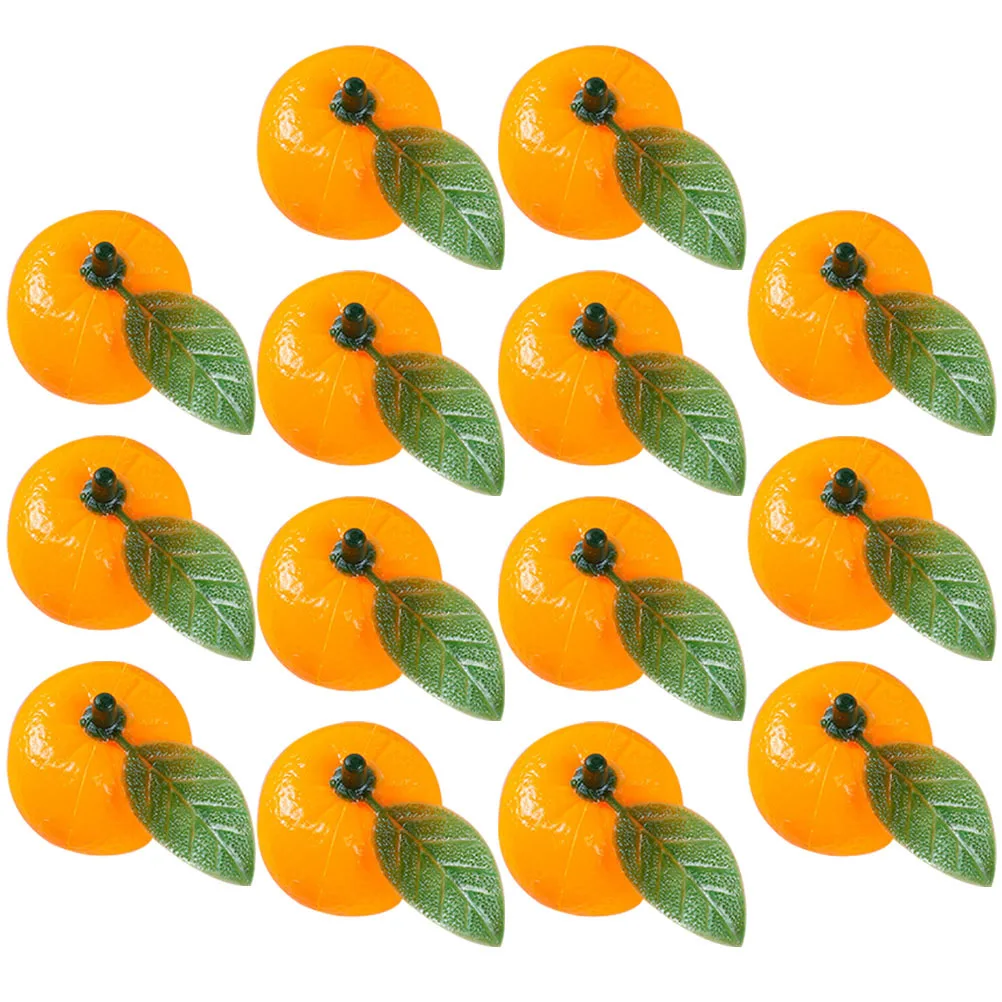 

50pcs Lifelike Artificial Orange Fruit Simulation Decor Desktop Fake Display For Home Shop Window Scene Photography Decoration
