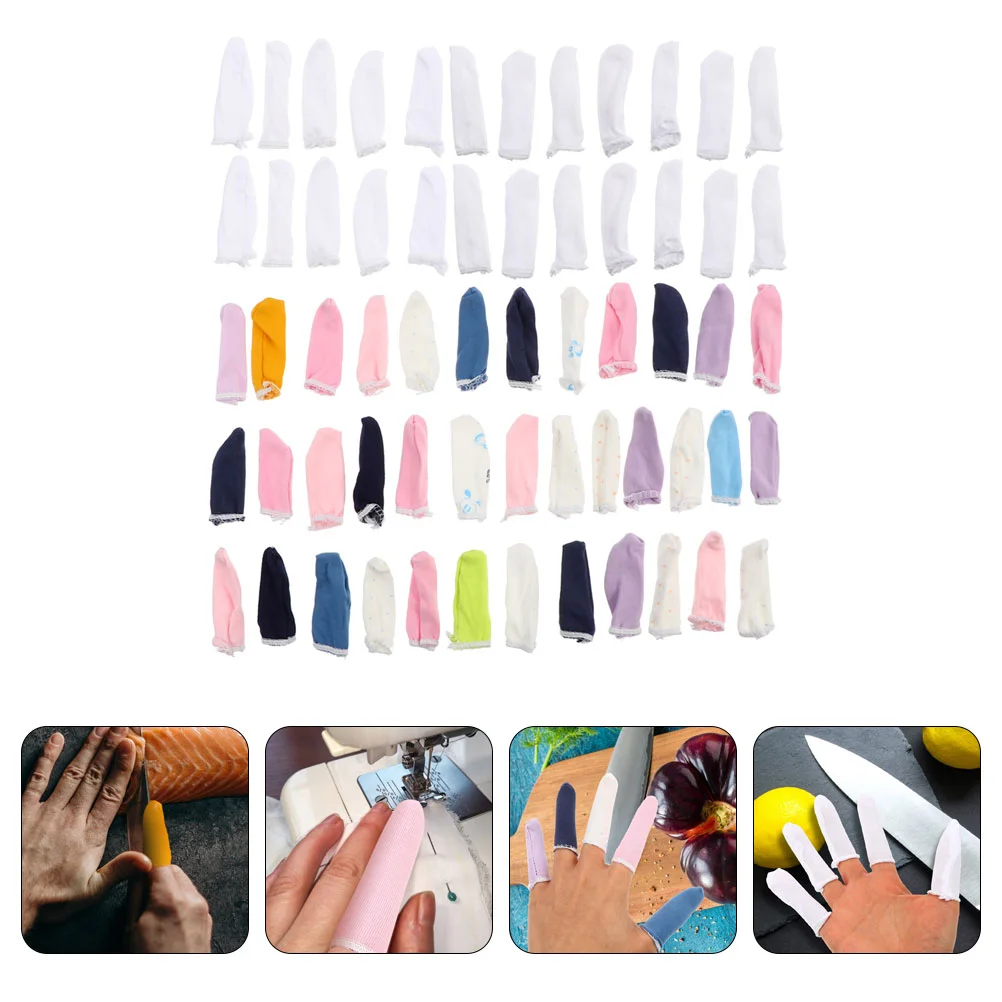 Portable Finger Protector Cover Pure Cotton Cots Sleeves Household Accessories Wear-resistant