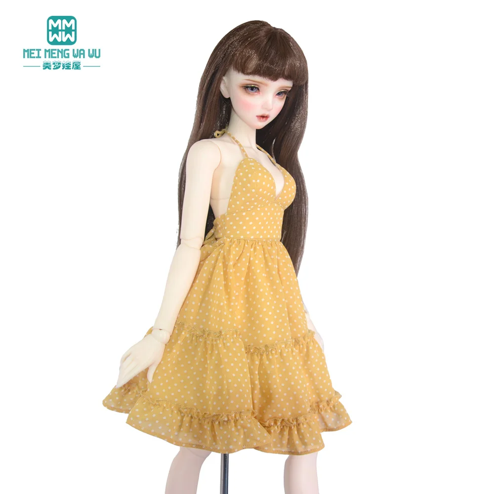 BJD Doll Clothes 58--60CM 1/3 DD SD Toy Ball Joint Doll Accessories Fashion Dress Chiffon Sling Girl Gift