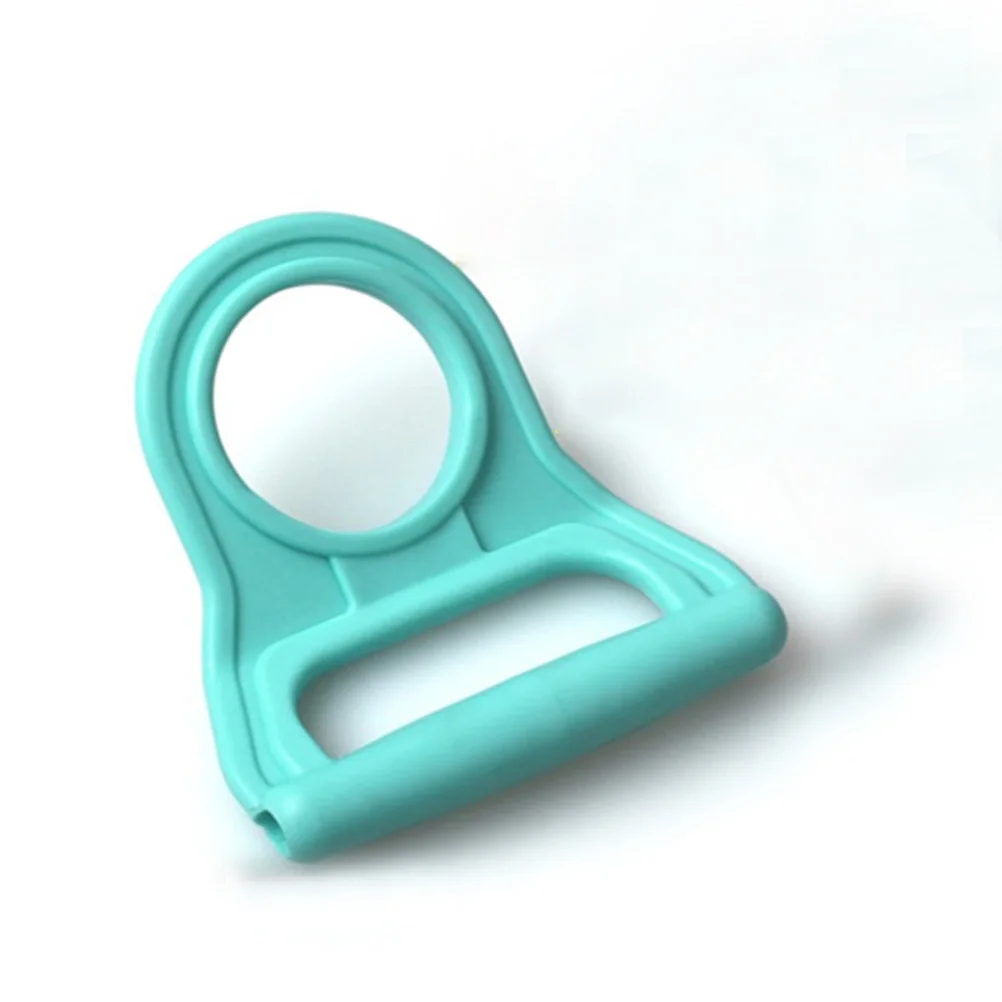 

3Pcs Water Bottle Handle Ergonomic Labor Saving Curved Design Portable Outdoor Bottle String Water Barrel Holder Sky Blue