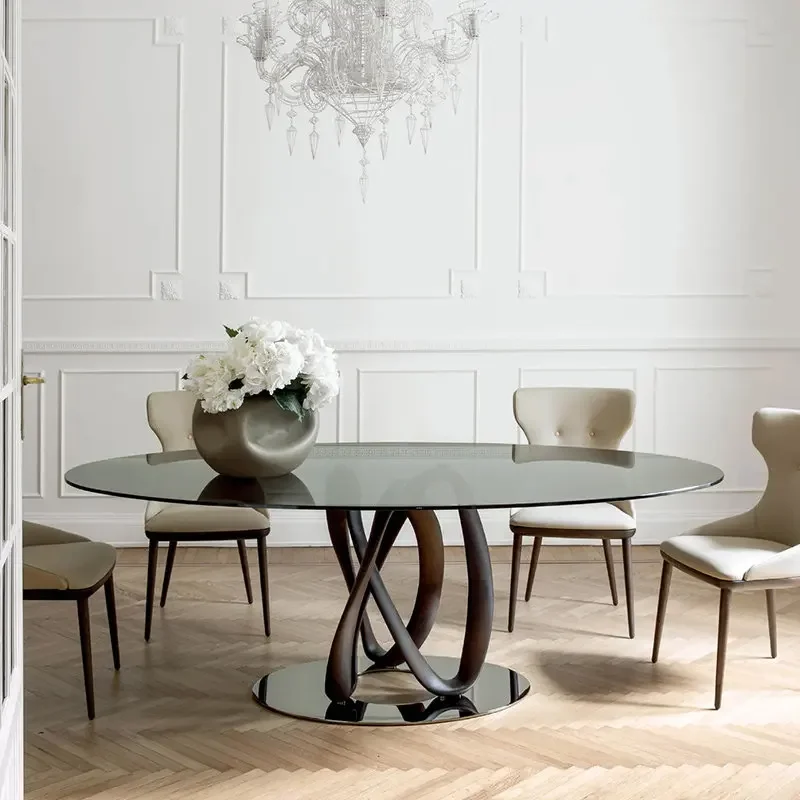Kitchen Fashion Dining Table Center Salon Restaurant Lounge Reception Dining Table Luxury Poker Muebles Living Room Furniture