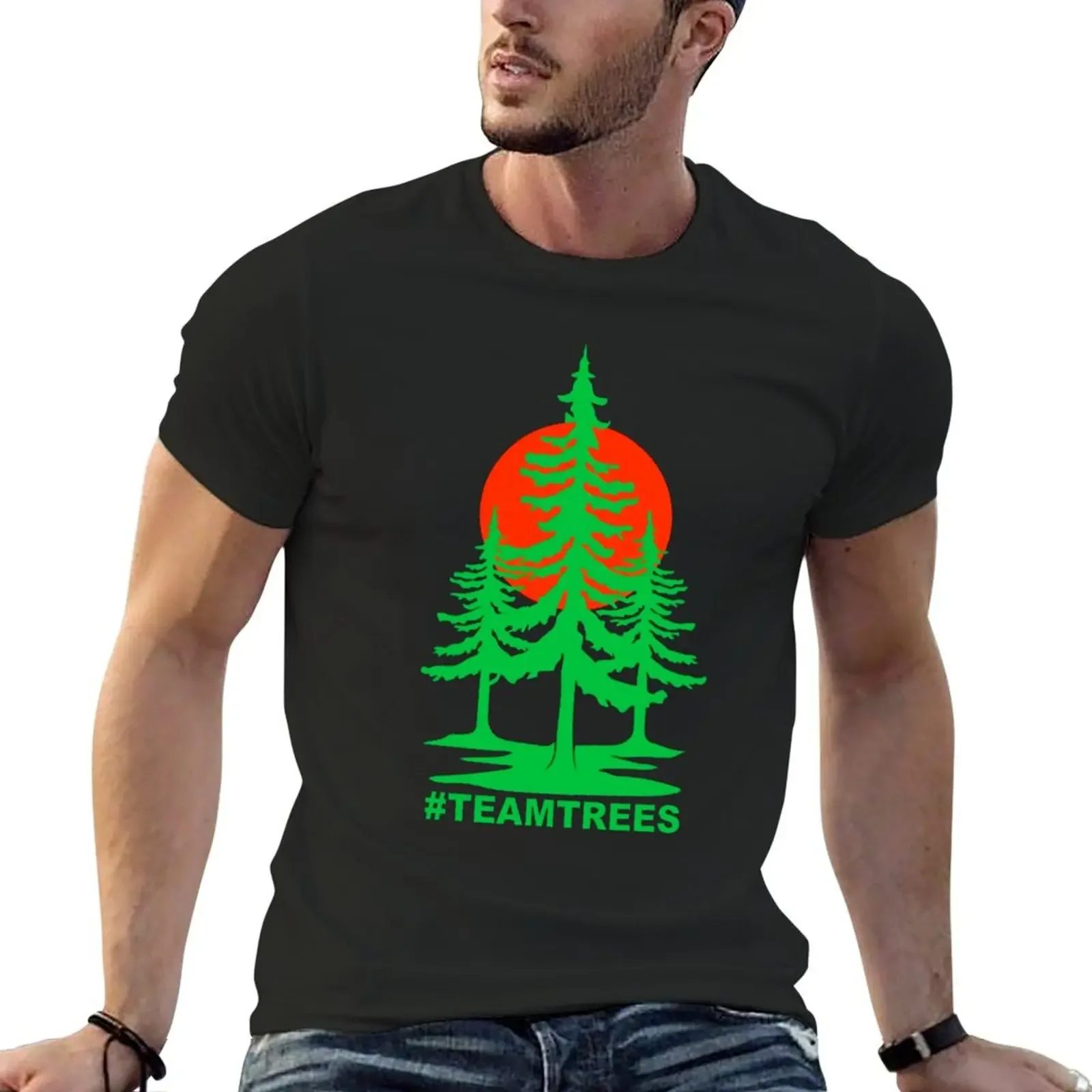 Mr Beast Team Trees Christmas Shirt T-Shirt graphic t shirt vintage graphic t shirts kawaii clothes custom shirt T-shirt men