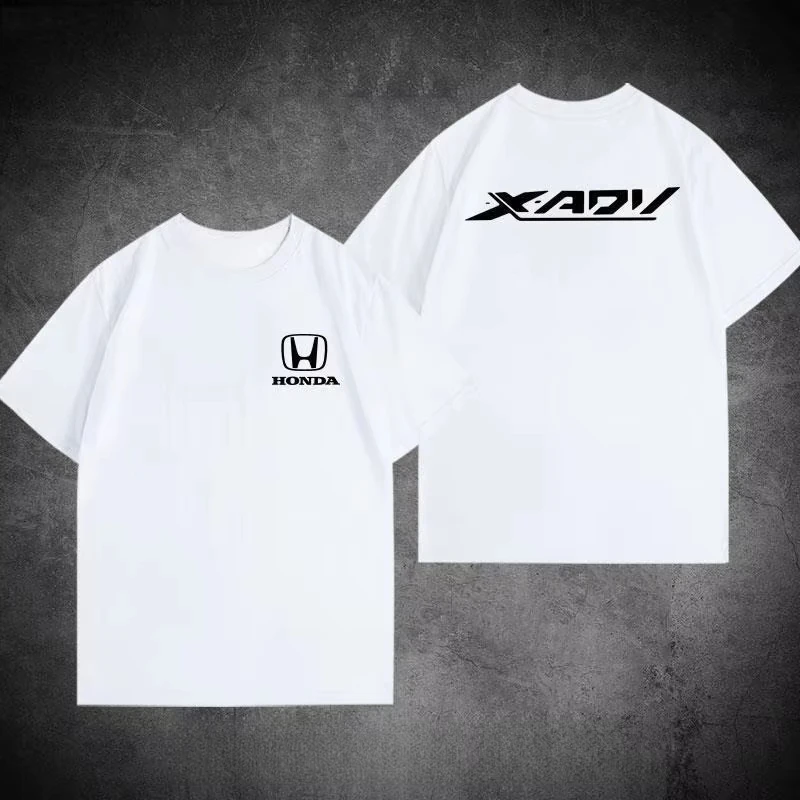 

Honda 2026 New Hot Car Men's and Women's T-shirts Tooling Work Clothes Summer Motorcycle Racing Riding Off-road Leisure Trend