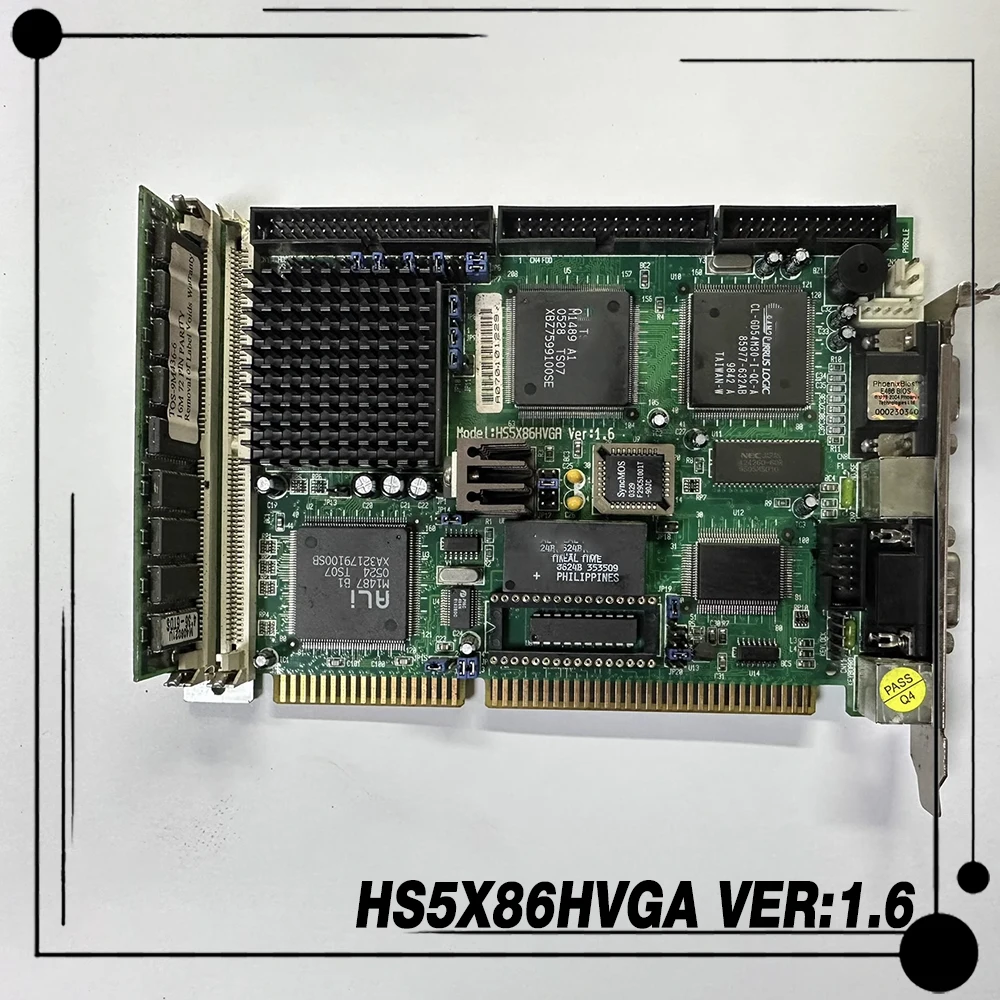 HS5X86HVGA  For IEI 486 Half-length CPU Motherboard HS5X86HVGA VER:1.6