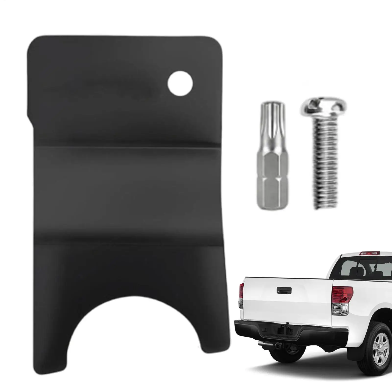 Tailgate Lock Heavy-Duty No-Drill Rust-Resistant Secure Protector Tailgate Protector For Door Gate Load Dump Security Camping