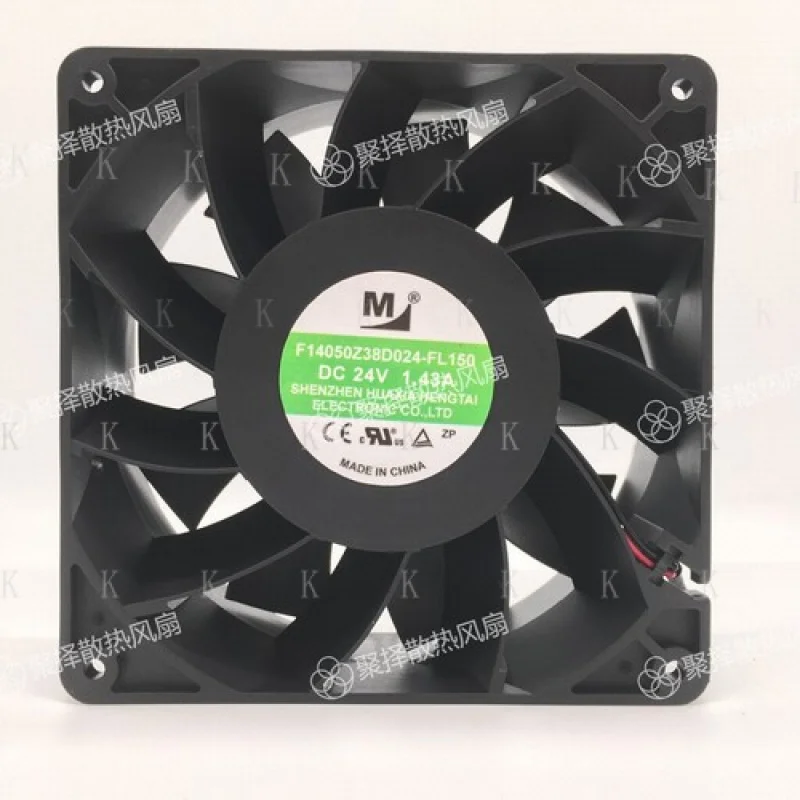 

C 1 шт. для M F14050Z38D024-FL150 24V1.43A 14 см 2-проводной инверторный вентилятор