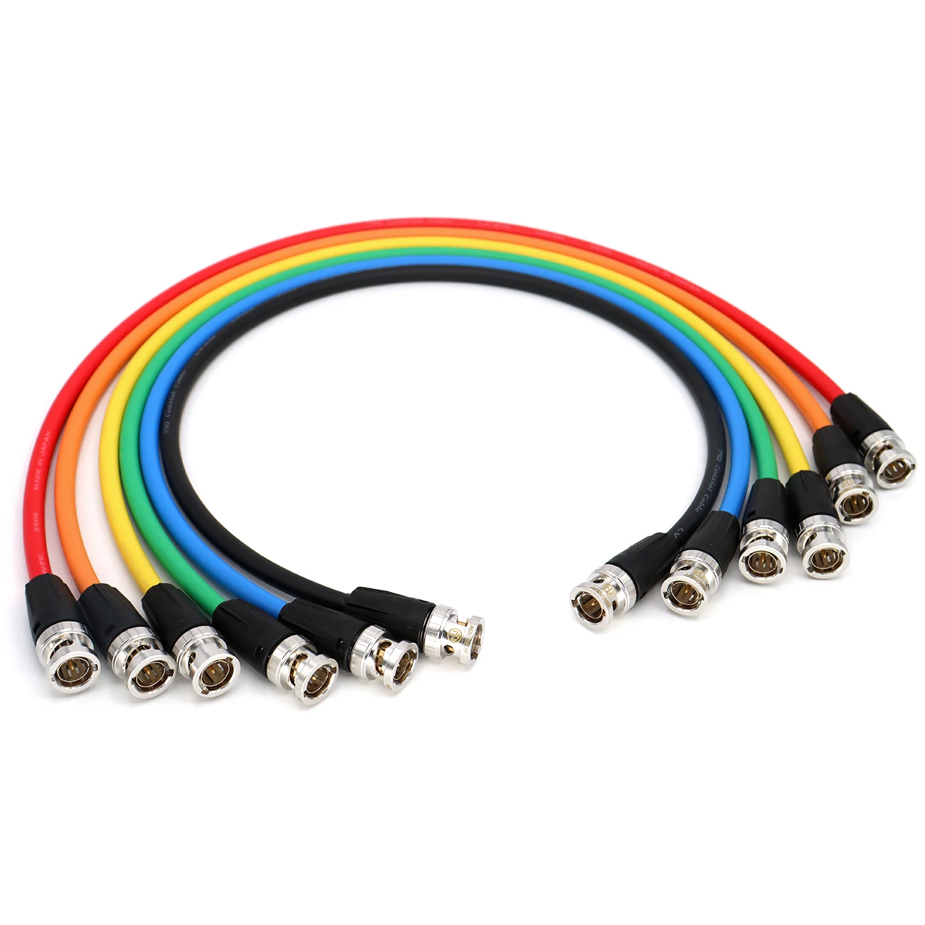 6style Neutrik BNC To BNC Cable, 12g Hd-Sdi Video Coaxial Cable,Canare Lv-61s 75 Ohm Precision BNC Word Clock Interconnect Cable