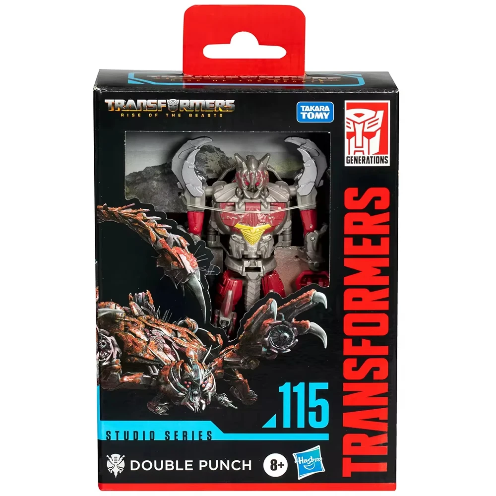 Hasbro Transformers Studio Series 115 Double Punch Rise of The Beasts Deluxe Class Anime Figure Action Figure Model Toys Boys