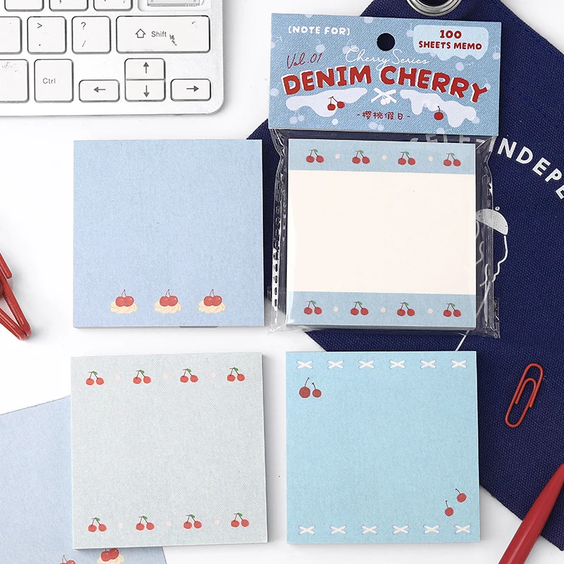 100 ورقة سلسلة عطلة الكرز Kawaii Ins تعليقات ملاحظات الإبداعية الكولاج DIY بها بنفسك سجل القصاصات المواد اللوازم المكتبية المدرسية #5