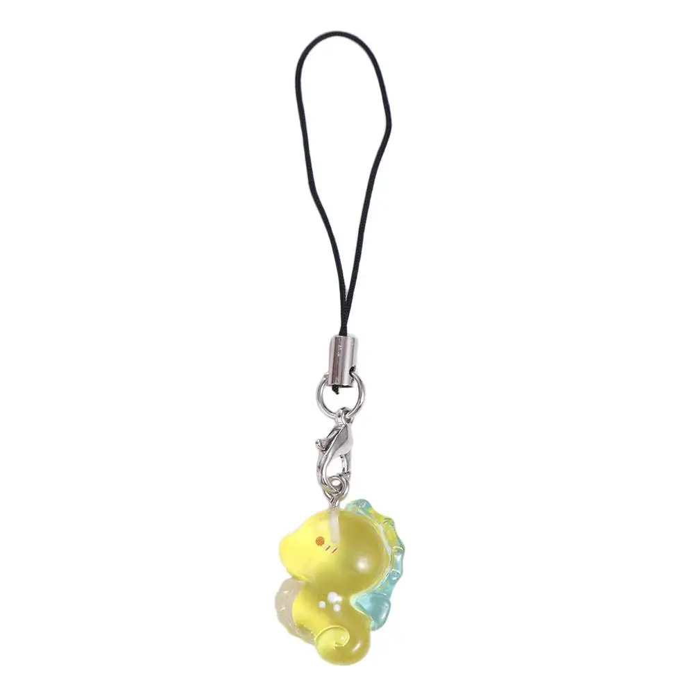 Fashion Lanyard Fish Phone Chain Sea Creature Keychain Phone Hanging Rope Fish Tail Kawaii Mobile Phone Chain Telephone Jewelry