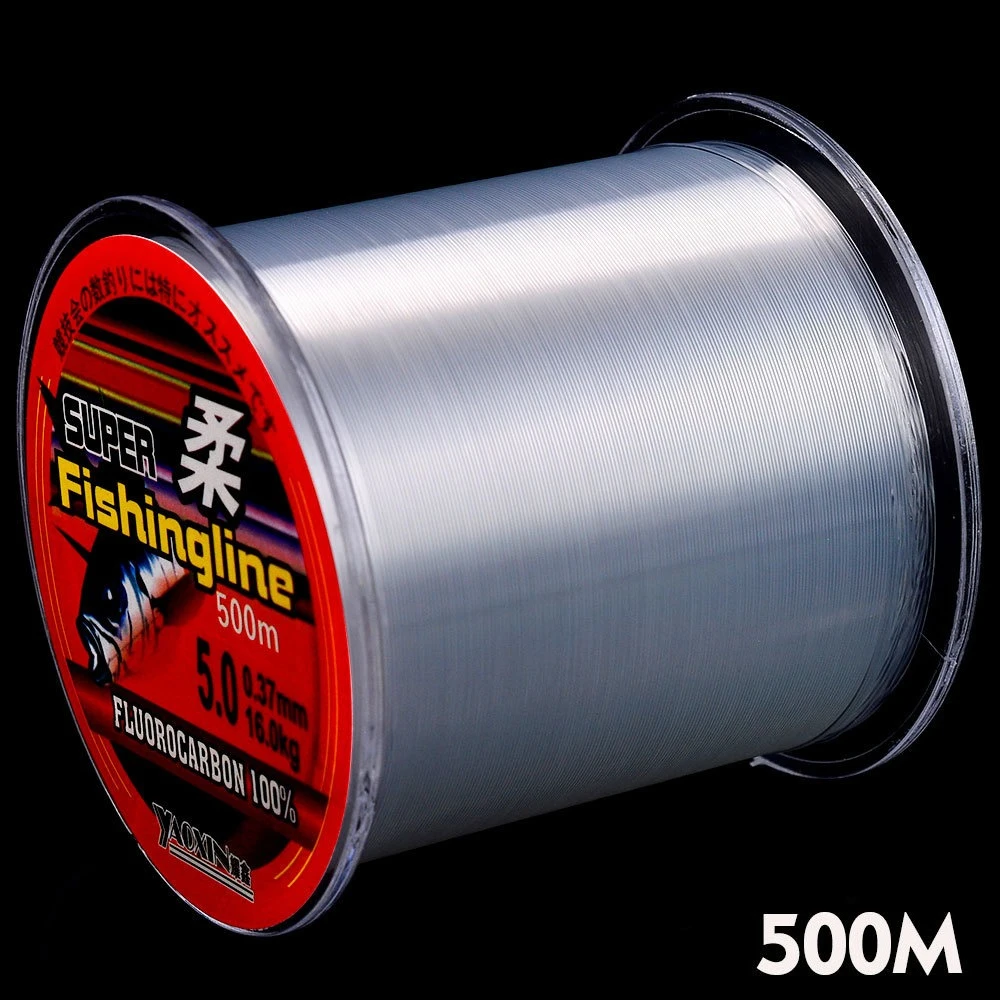500m 0,14mm-0,50mm Superstark Nylon Angelschnur Transparente Monofilament-Hauptschnur für Süß- und Salzwasser Angelzubehör – Detail 8