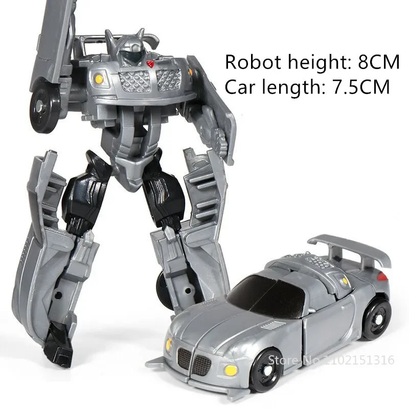 Mini Transformatie Robot Speelgoed Automodellen 2-in-1 Vervormde Auto Speelgoed Robots Kit Actiefiguren Kinderen Educatief Speelgoed Geschenken