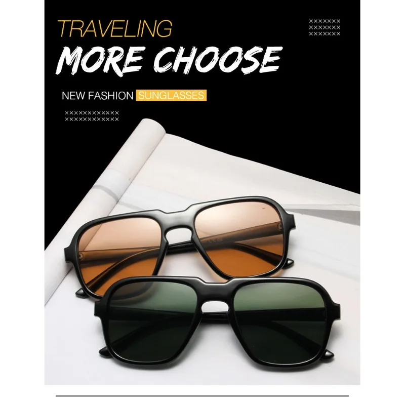 ヴィンテージブランドデザイナースクエアサングラス女性ファッションレトロキャンディーカラーメガネ女性 UV400 シェード