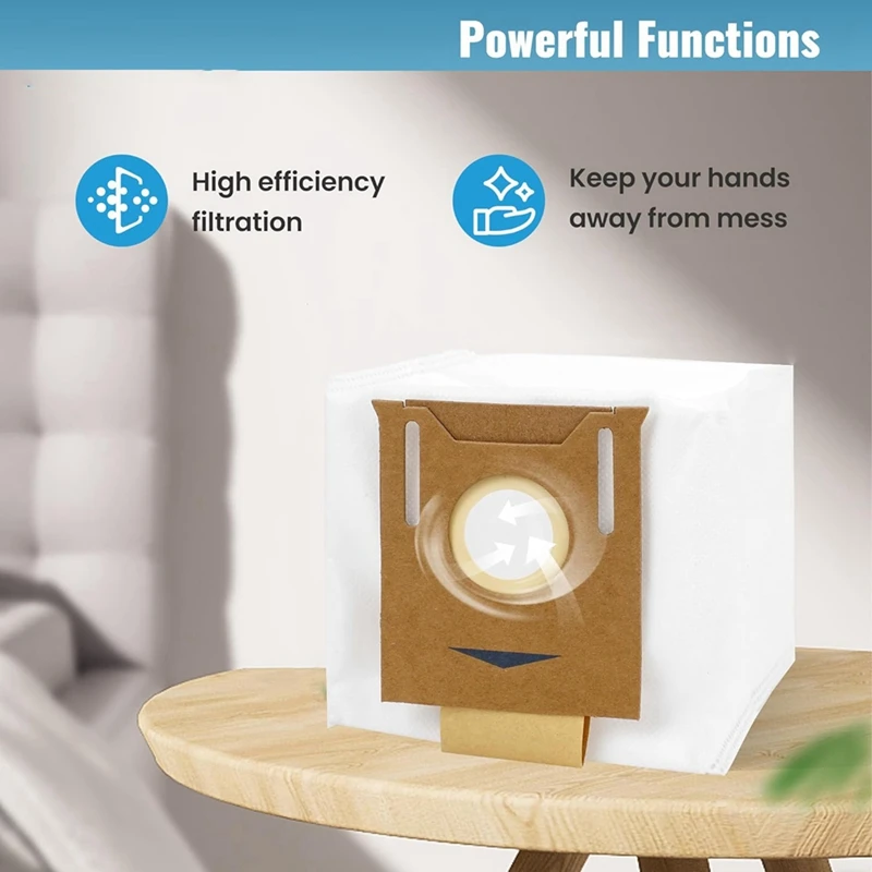 أكياس غبار بديلة لـ Ecovacs Deebot ، Deebot T8 ، T8 Plus ، T8 AIVI ، N8 Pro Plus ، N8 Pro ، T9 AIVI ، T9 Pro Vacuum ، 20 عبوة