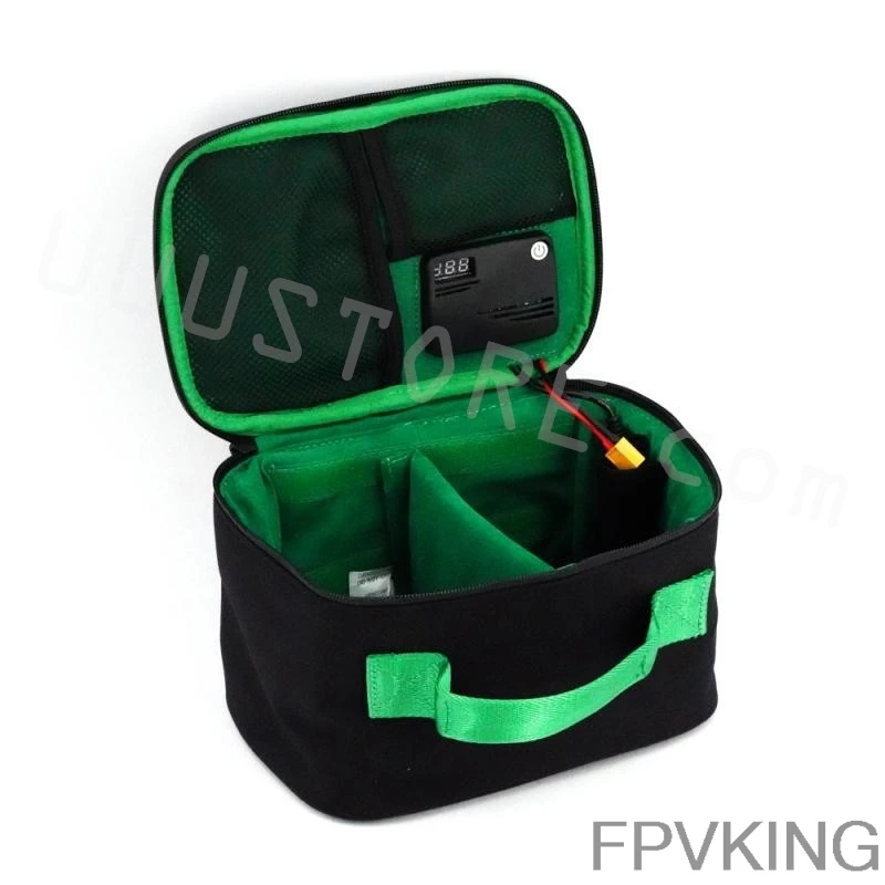 Original TBS ETHIX HEATED DELUXE LIPO BAG V2 165X240X140mm Hold Up To 30x 1300mAh 4S or 20x 6S 1300mAh Packs Neatly