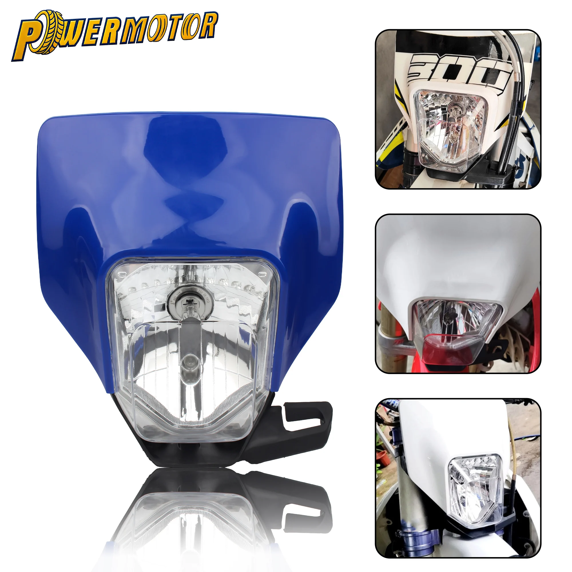 

Motorcycle H4 Halogen Headlight DRL For Husqvarna FC FE FX TX TC TE 125 250 300 350 450 501 2017 2018 2019 Motocross Headlamp