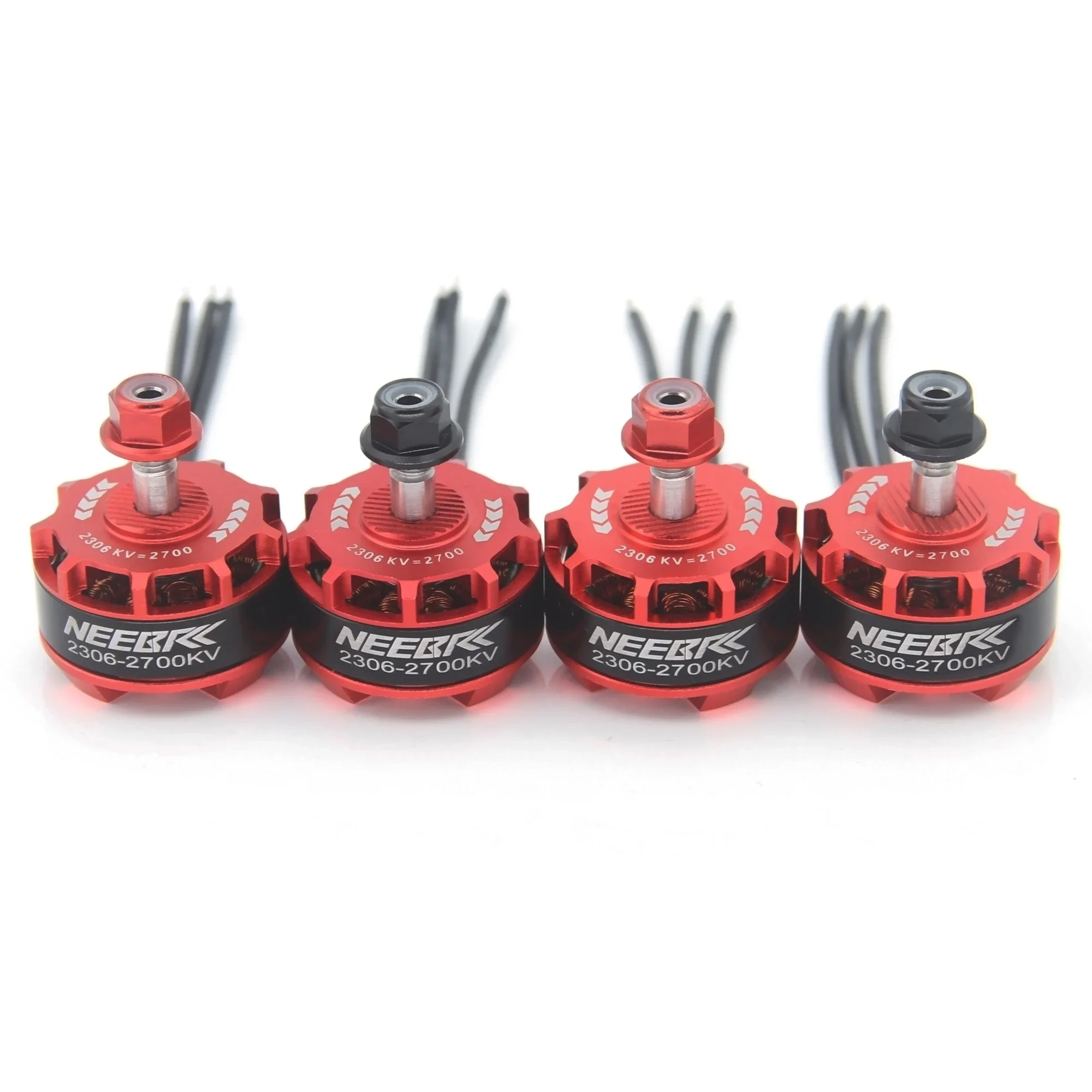 4ชิ้น2306มอเตอร์ไร้แปรงถ่าน2300KV 2700KV CW/CCW สำหรับโดรนสำหรับแข่ง FPV QAV250 Eachine X220 280เครื่องบินคอร์ดคอบเตอร์ RC