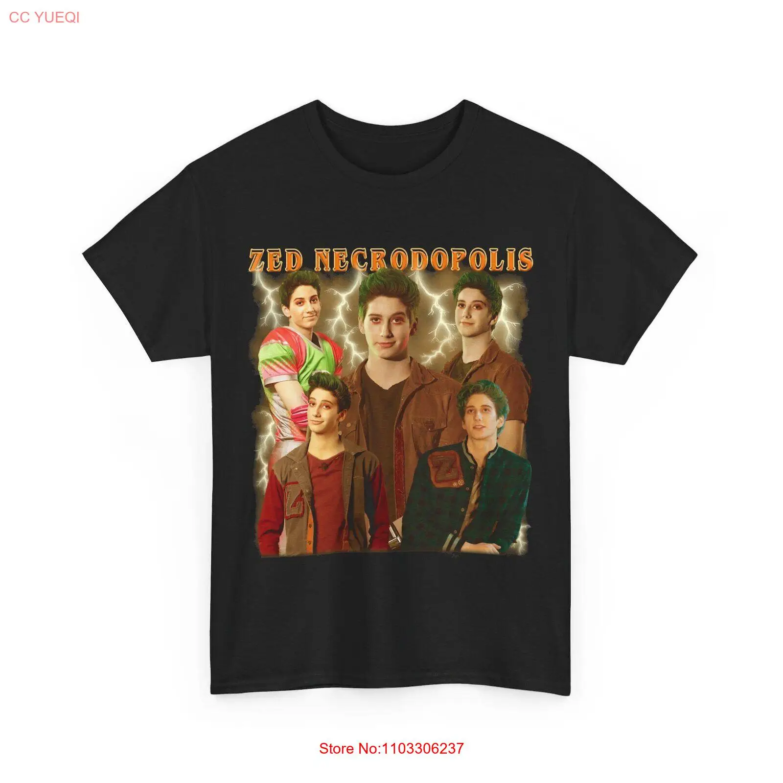 Zed Necrodopolis Vintage Bootleg Tee, Milo Manheim Vintage Graphic Tee