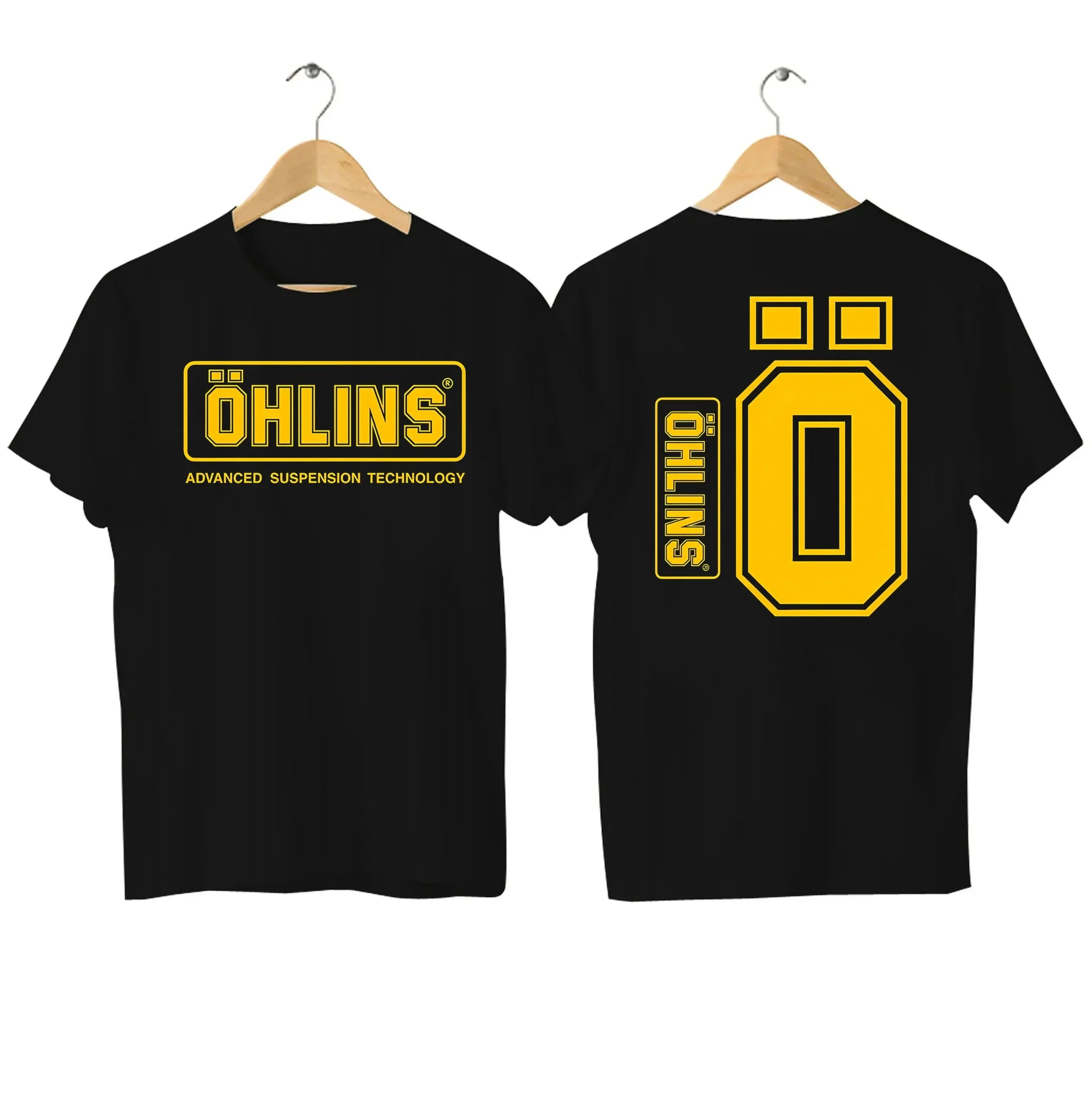 Ohlins Shock Suspension Car Motorcycle 2024 Summer Amazing Tees Men Sport Racing T Shirt Casual Oversized T-shirt Male S-3XL