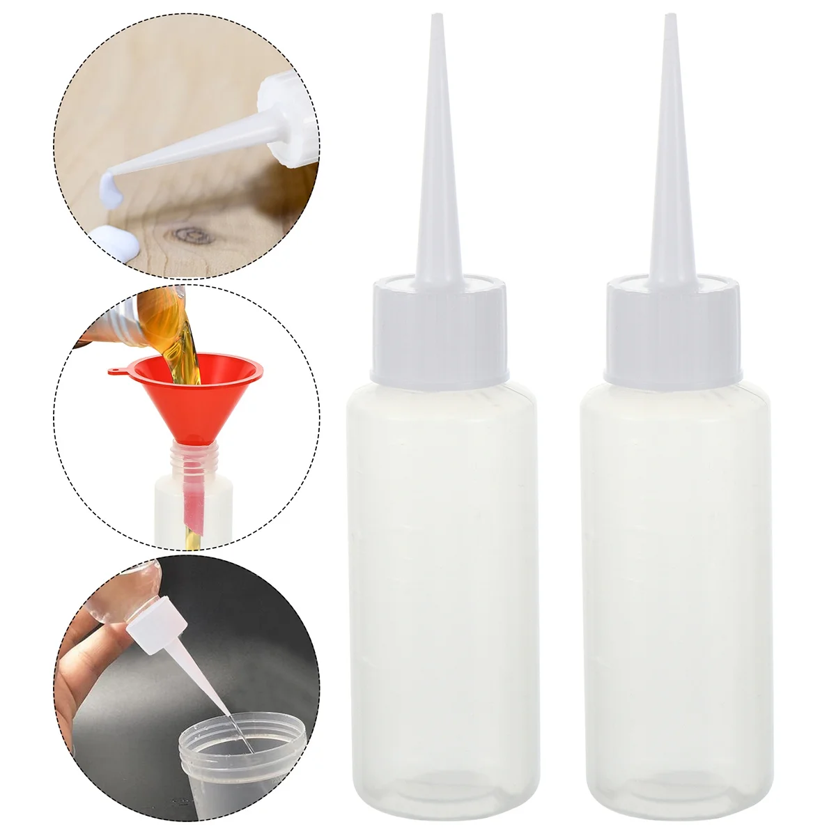 20 قطعة زجاجات الضغط البلاستيك الشفاف النتوء السد زجاجات 50 مللي لختم الشقوق تسريبات بلاط الجص المطبخ الحمام المنزل #2